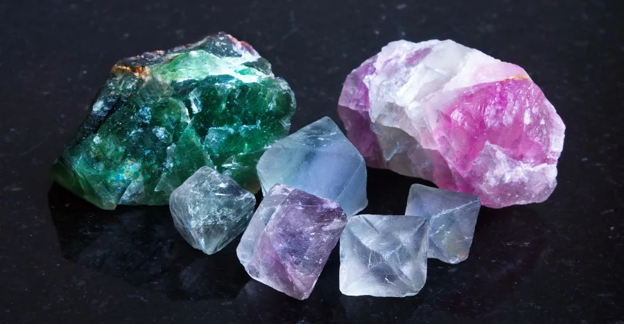 Fluorite crystal