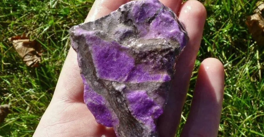 Sugilite crystal