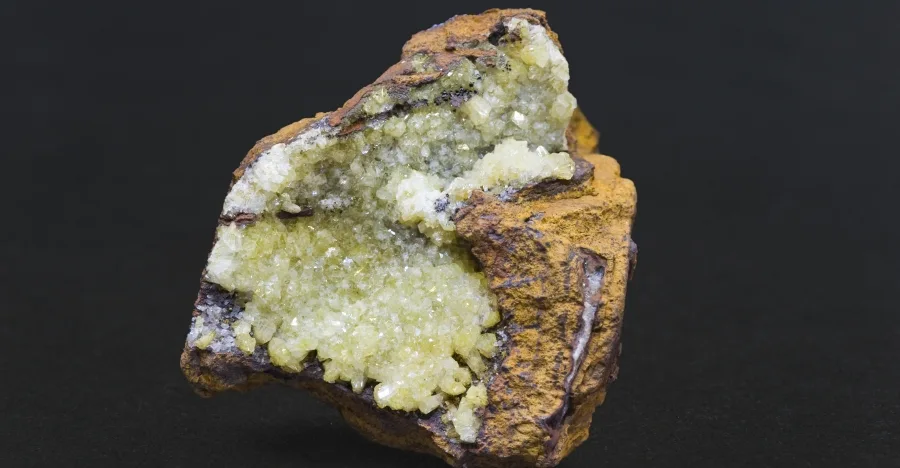 Adamite crystal