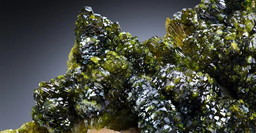 Epidote crystal