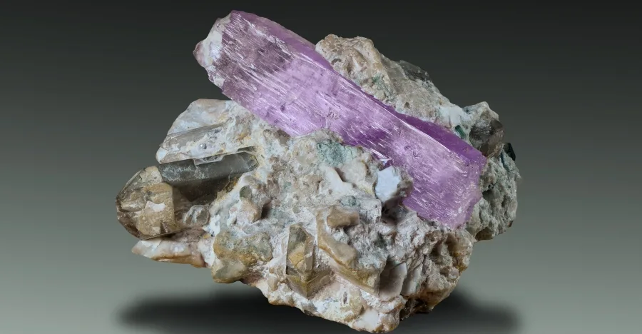 Kunzite crystal