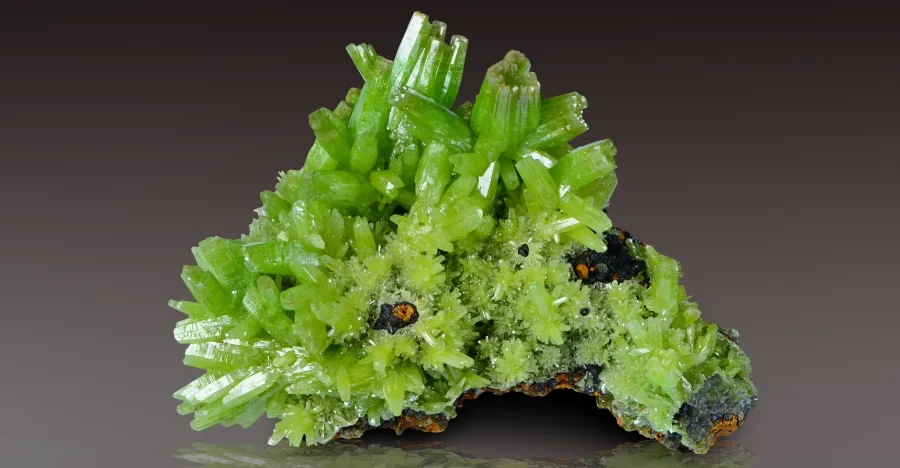 Pyromorphite crystal