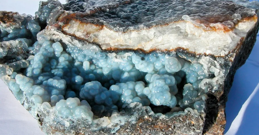Blue Chalcedony crystal