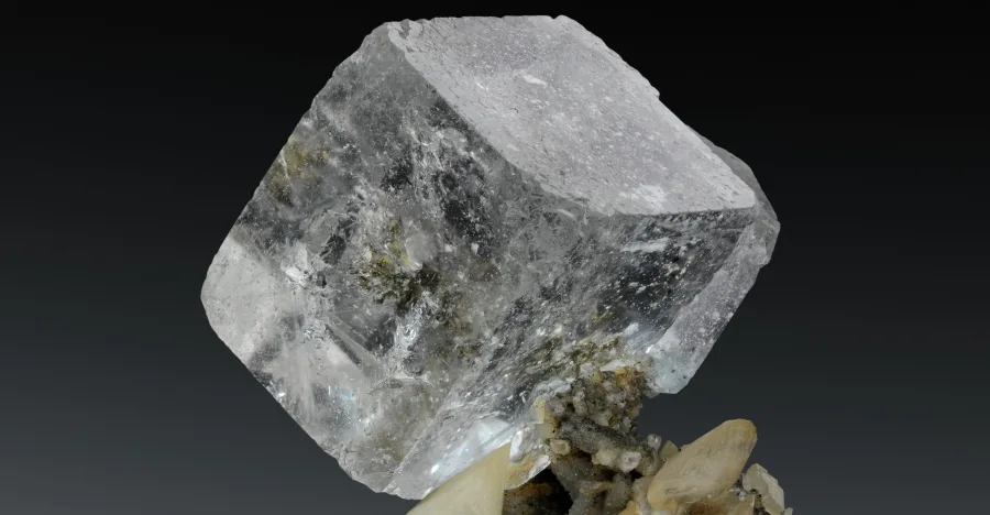 Clear Fluorite crystal