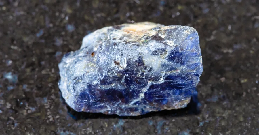 Iolite crystal
