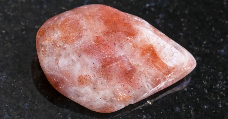 Andesine crystal