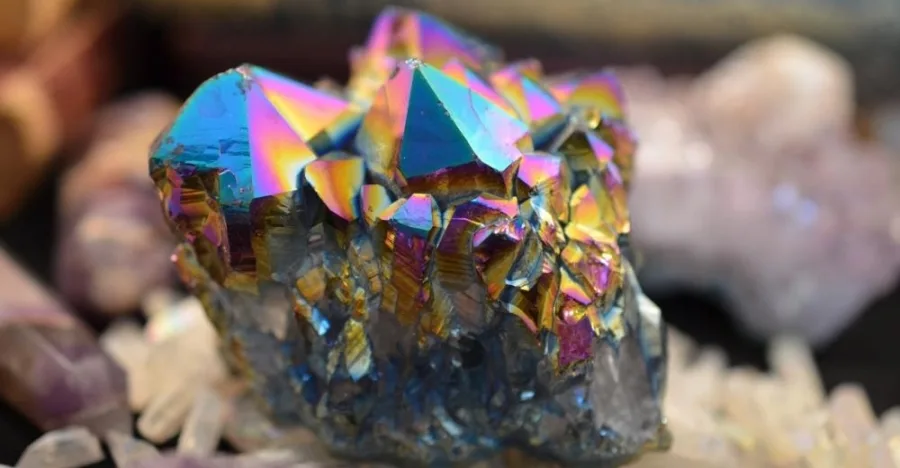 Mystic Quartz crystal