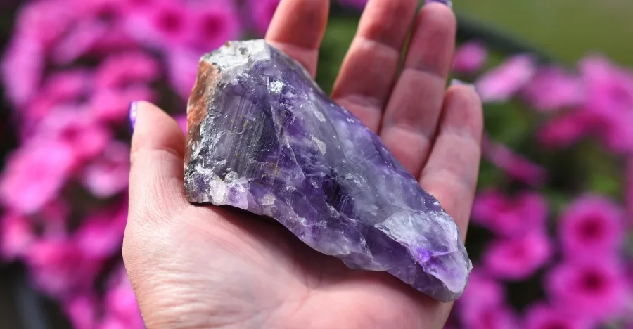 Auralite crystal