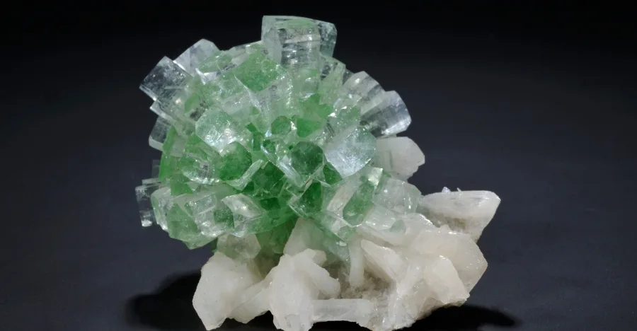 Apophyllite crystal