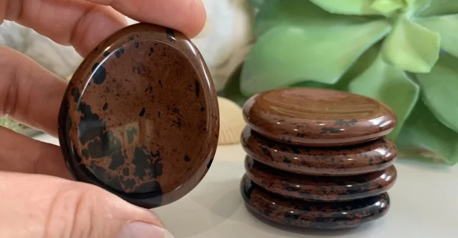 Red Obsidian crystal