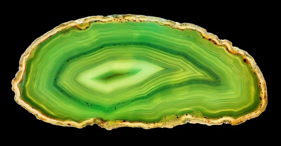 Green Agate crystal