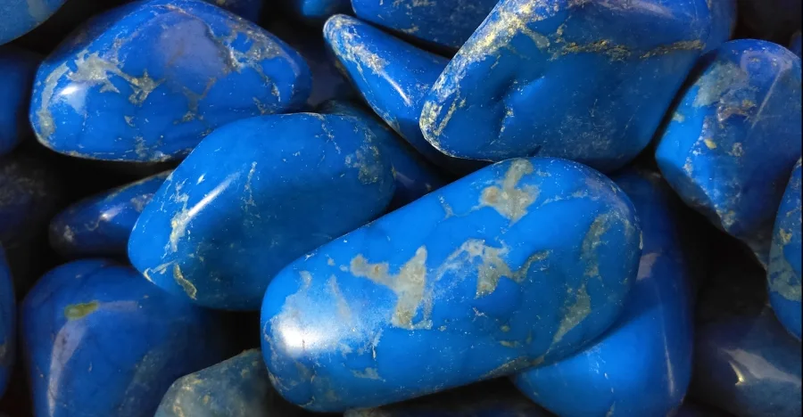 Blue Howlite crystal