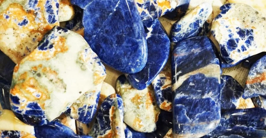 Sunset Sodalite crystal