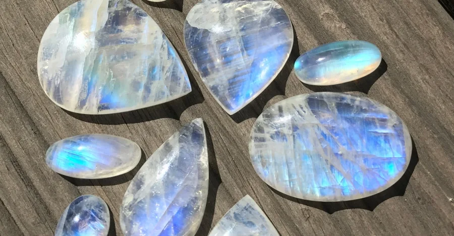 Moonstone crystal