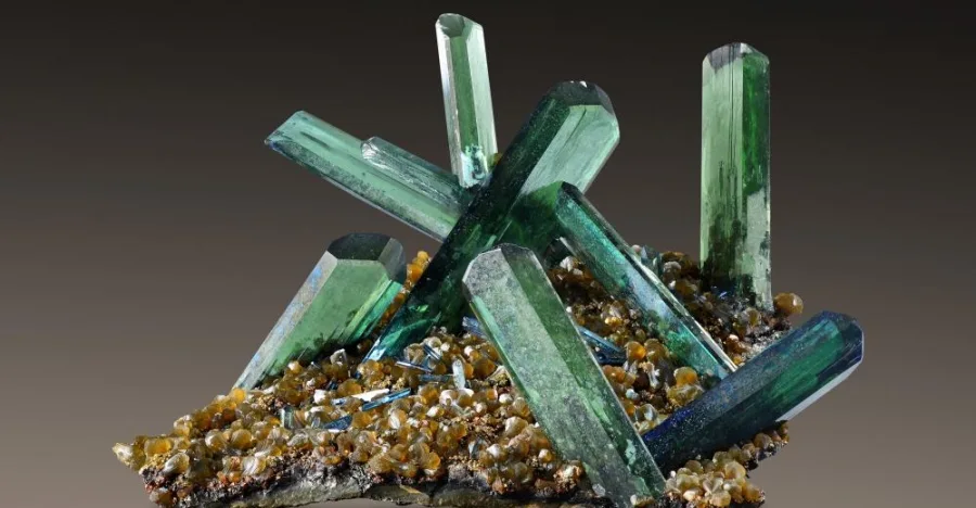 Vivianite crystal