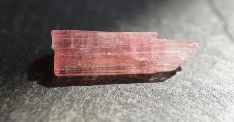 Pink Tourmaline crystal