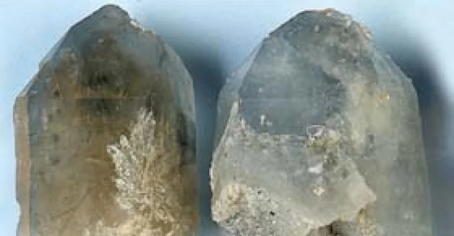 Indicolite Quartz crystal