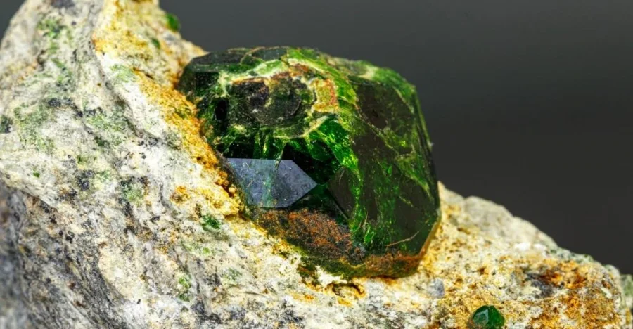 Andradite Garnet crystal
