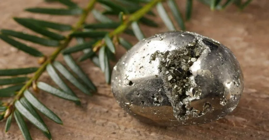 Pyrite crystal