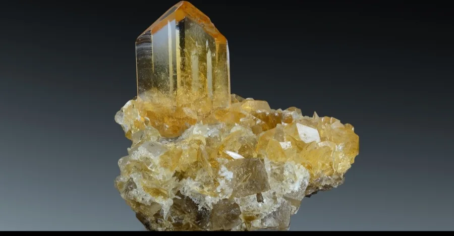 Golden Selenite crystal