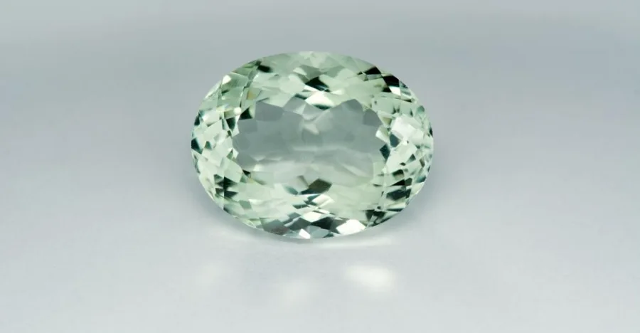Green Amethyst crystal