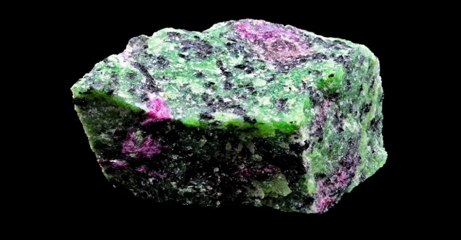 Ruby Fuchsite crystal